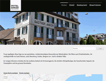 Tablet Screenshot of hotelanker-romanshorn.ch